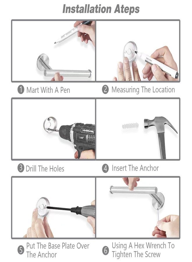 Cilee حامل مناشف حمام من الكروم المصقول من سيلي، قطعتان، رفان مزدوجان للمناشف مقاس 16 بوصة، حامل مناشف يدوي للحمام، مثبت على الحائط من الفولاذ المقاوم للصدأ - Image 5